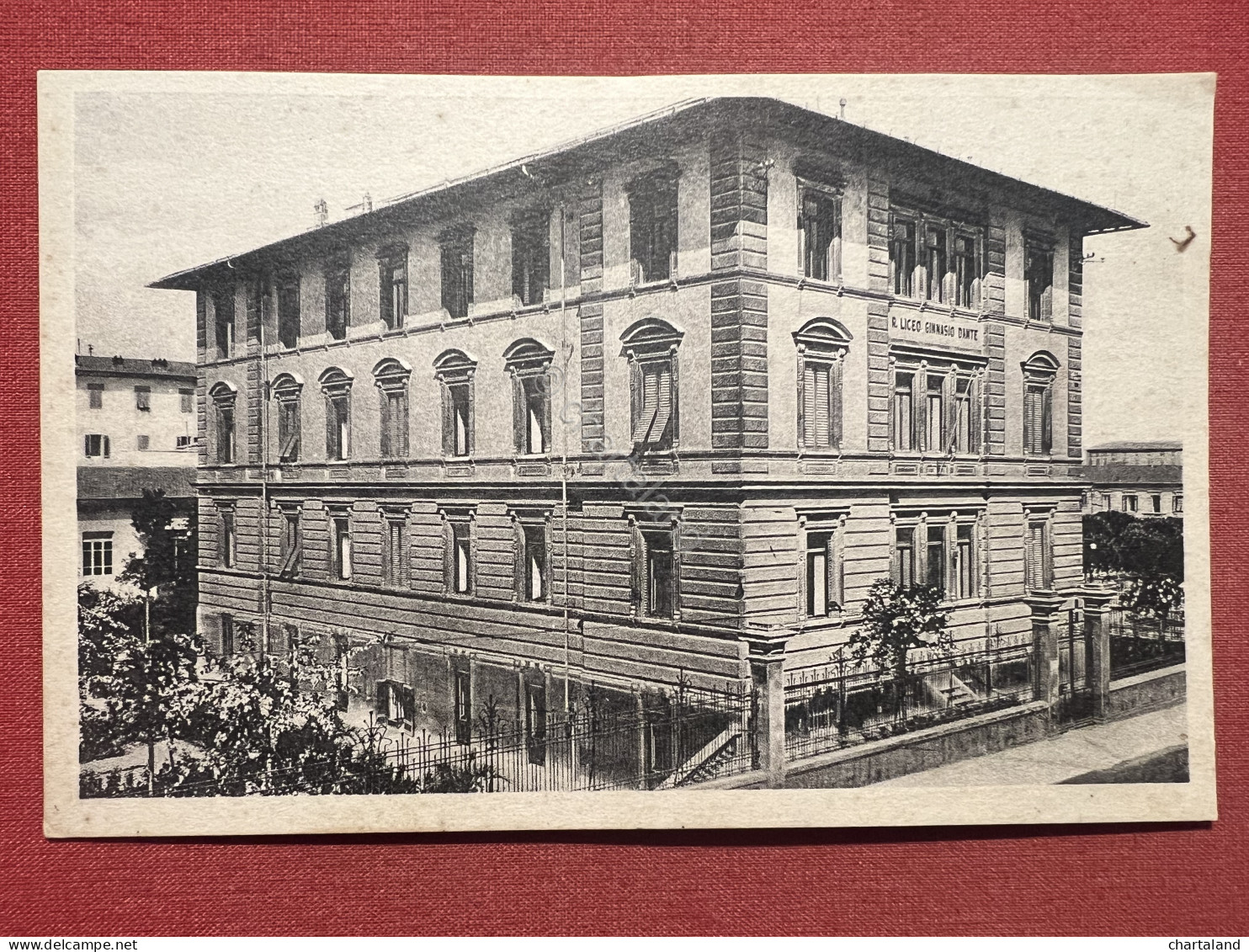 Cartolina - Firenze - Regio Liceo Ginnasio Dante - Lato V. Ruffini - 1925 Ca. - Firenze