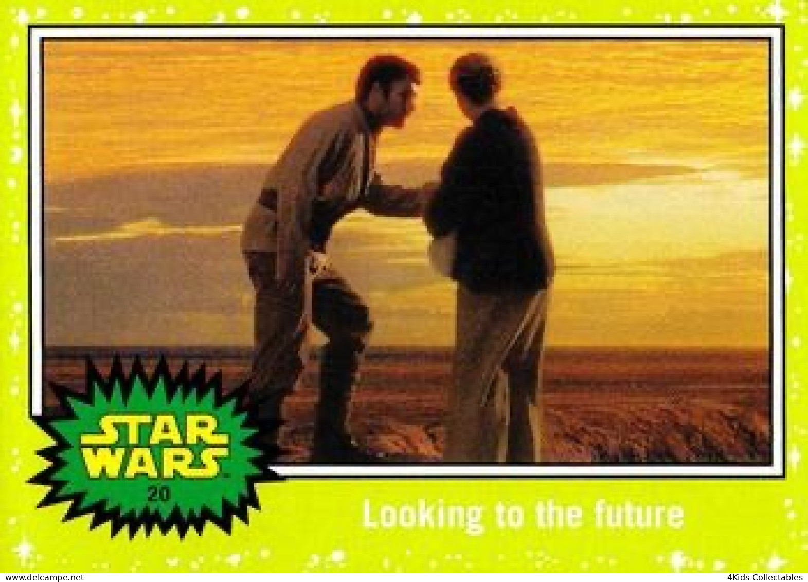 2015 Topps STAR WARS Journey To The Force Awakens "Jabba SLIME GREEN Starfield" Parallel #20 - Star Wars