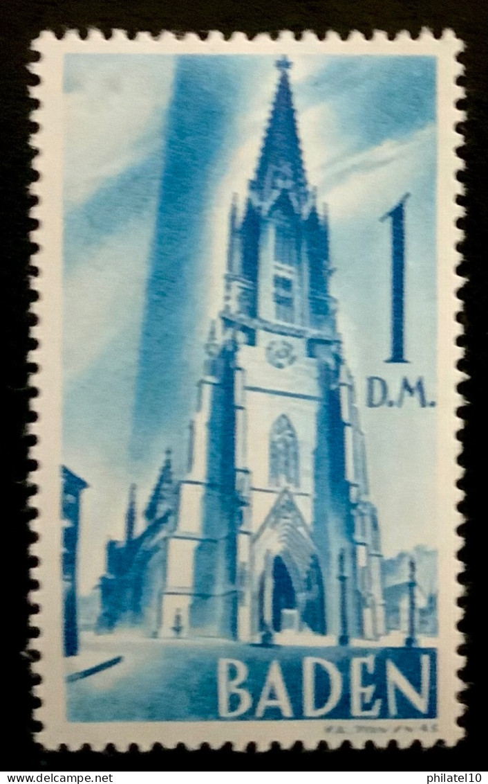 1948 BADEN - CATHEDRALE DE FRIBOURG - NEUF* - Bade