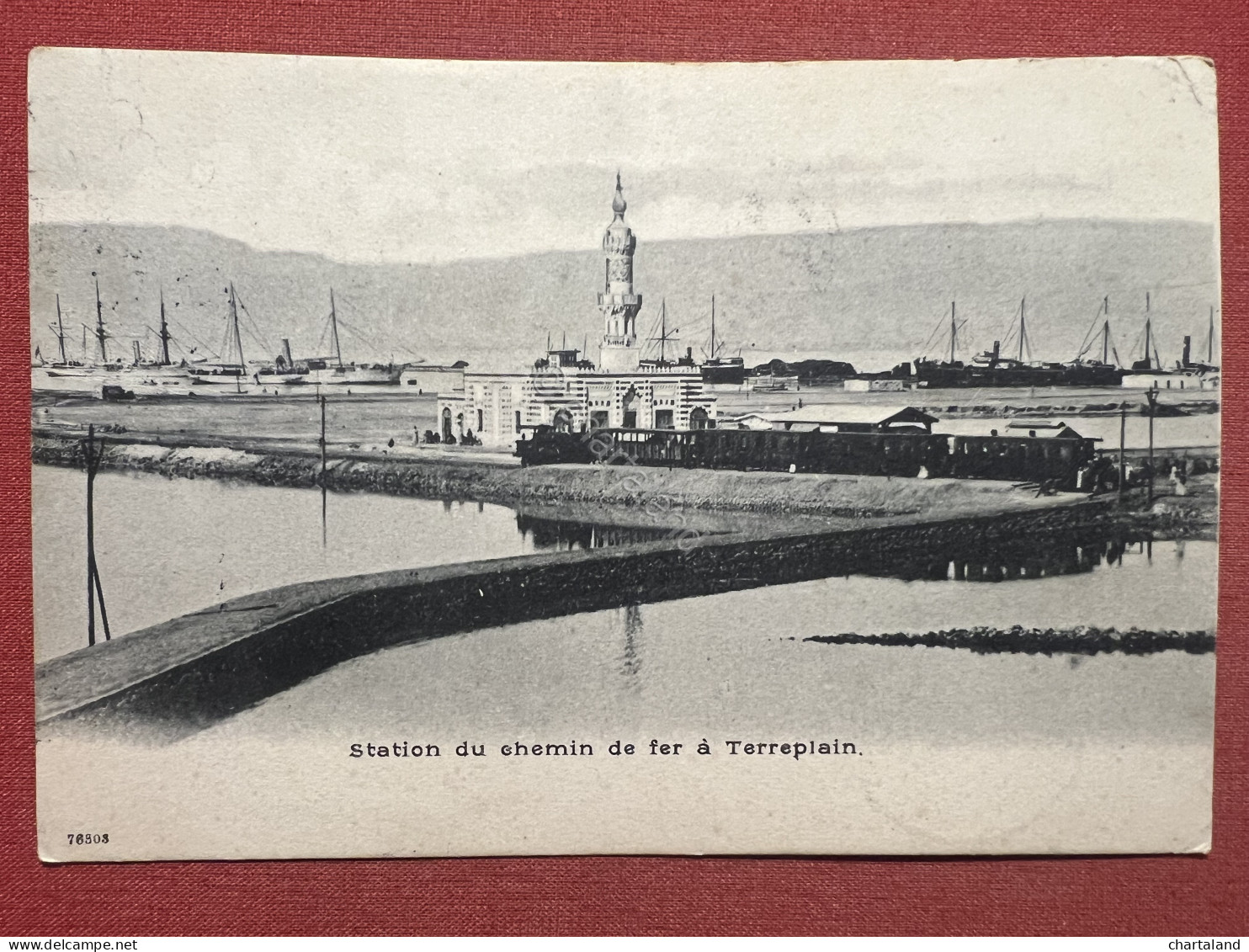 Cartolina - Station Du Chemin De Fer à Terre Plein - 1904 - Non Classificati