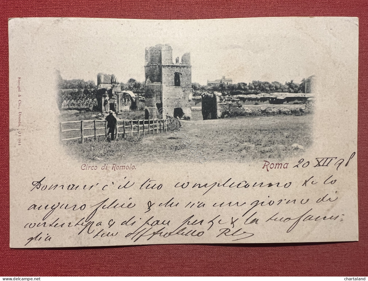 Cartolina - Roma - Circo Di Romolo - 1898 - Other & Unclassified