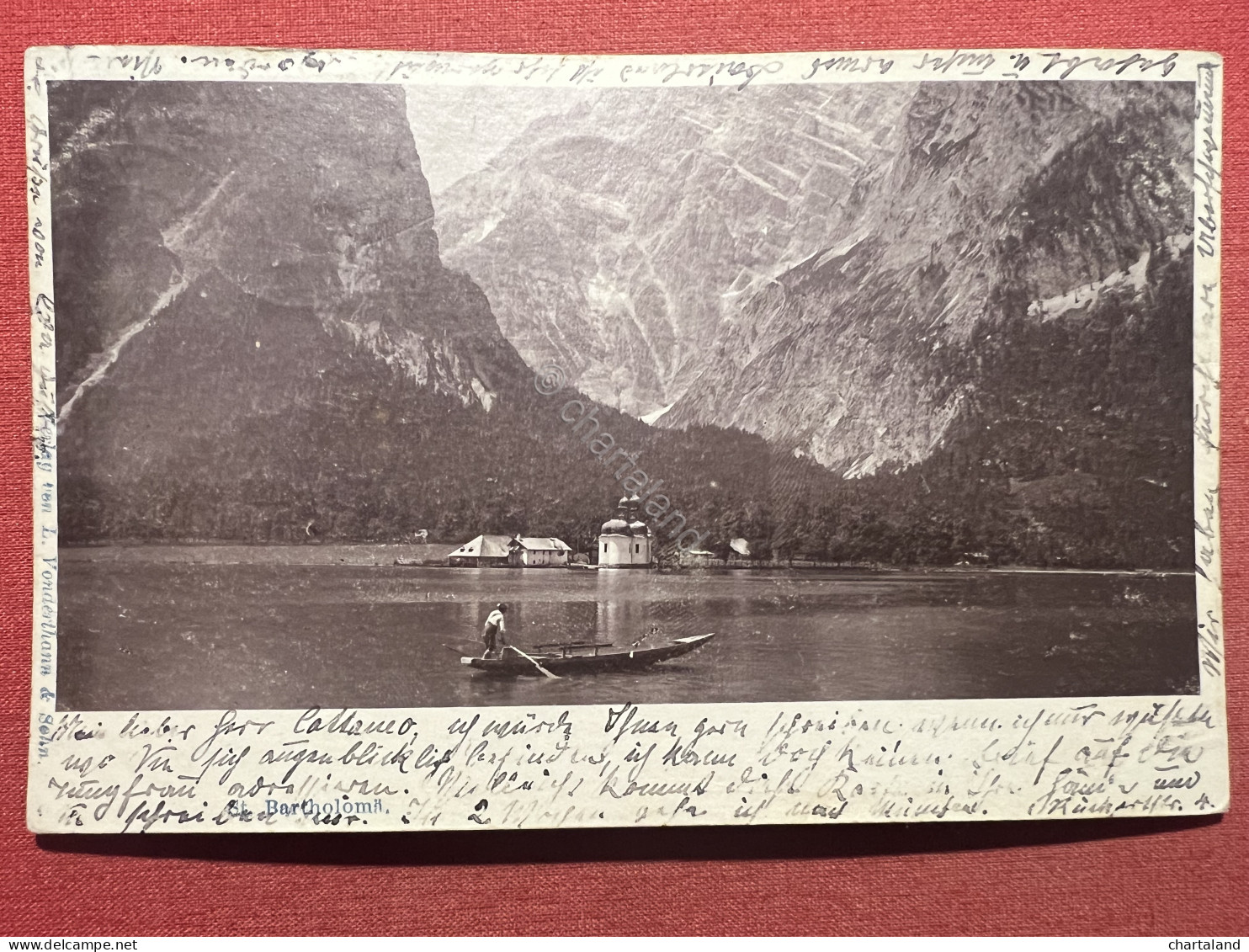 Cartolina - Austria - Sankt Bartholomä - 1899 - Ohne Zuordnung