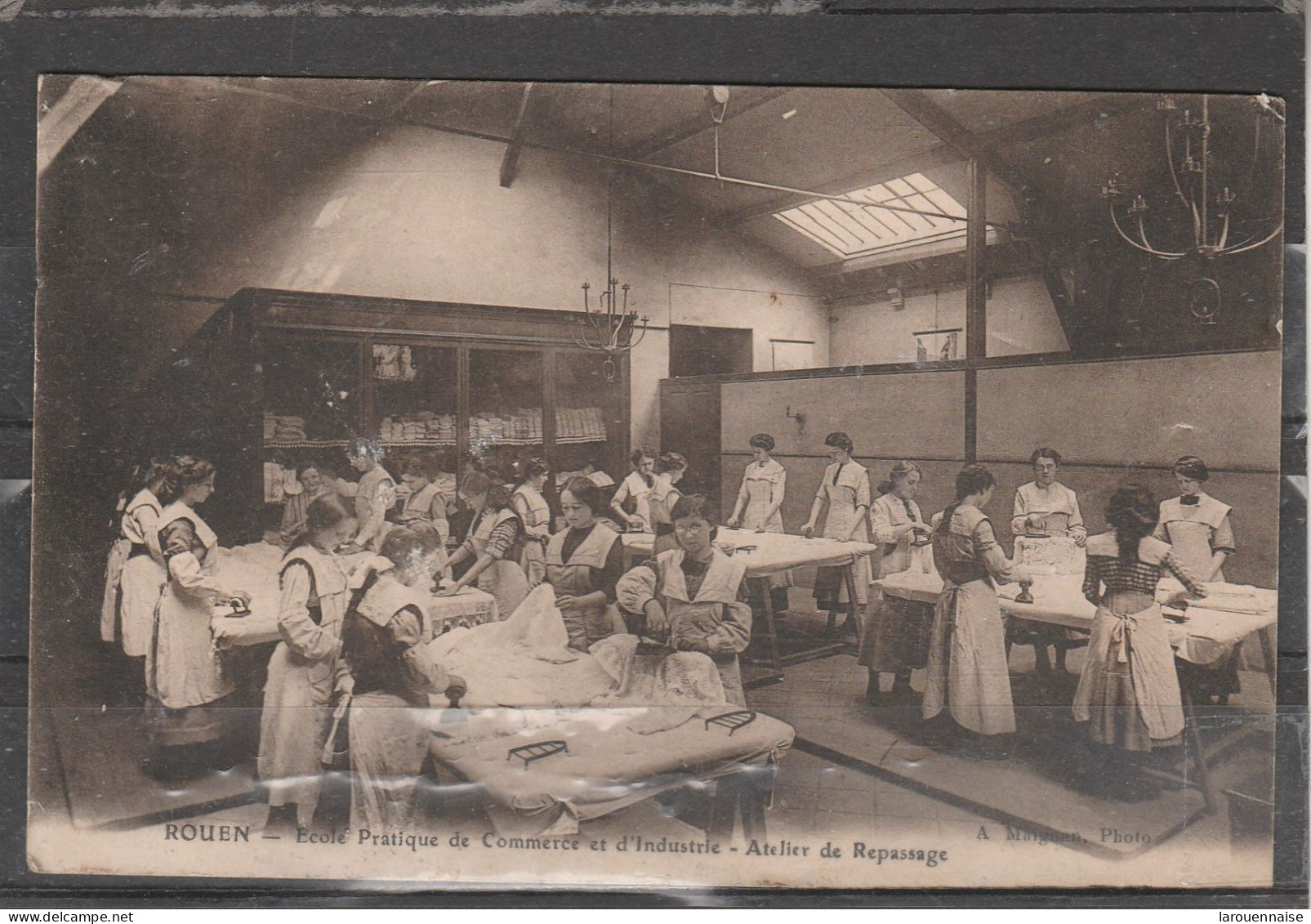 76 - ROUEN - Ecole Pratique De Commerce Et D' Industrie - Atelier De Repassage (côte Carré 30/36) - Rouen