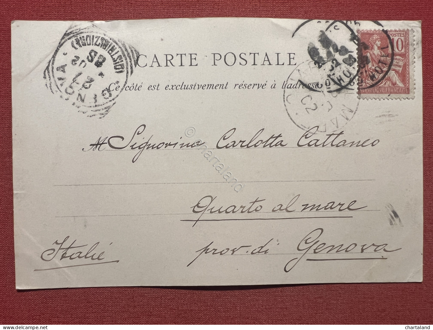 Cartolina - Paris - Bois De Boulogne - Allée Des Acacias - 1902 - Non Classés