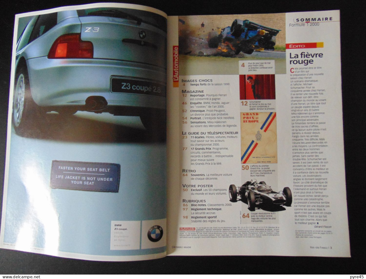 L AUTOMOBILE HORS SERIE FORMULE 1 2000 LE DUEL - Auto/Moto