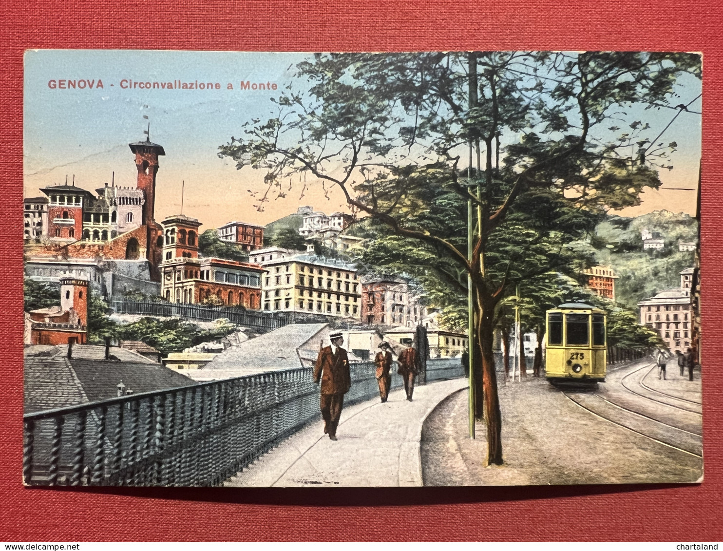 Cartolina - Genova - Circonvallazione A Monte - 1915 - Genova (Genua)