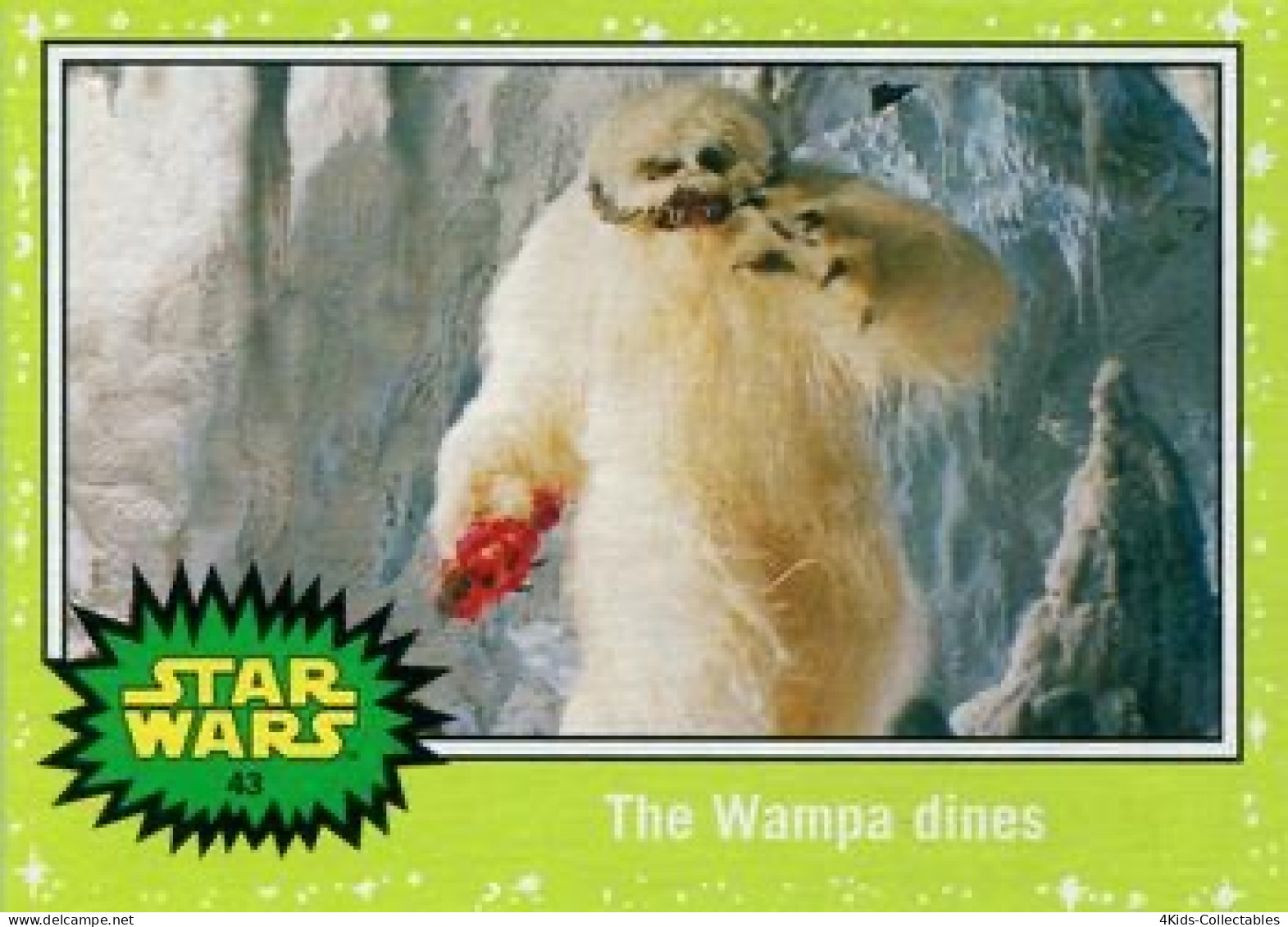 2015 Topps STAR WARS Journey To The Force Awakens "Jabba SLIME GREEN Starfield" Parallel #43 - Star Wars