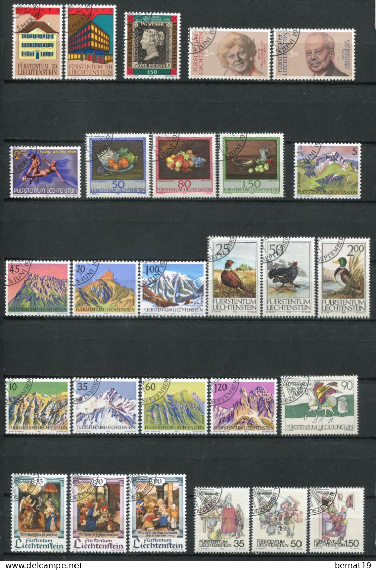 Liechtenstein 1989-2009 Completo Usado (21 Años) ** MNH. - Colecciones (sin álbumes)