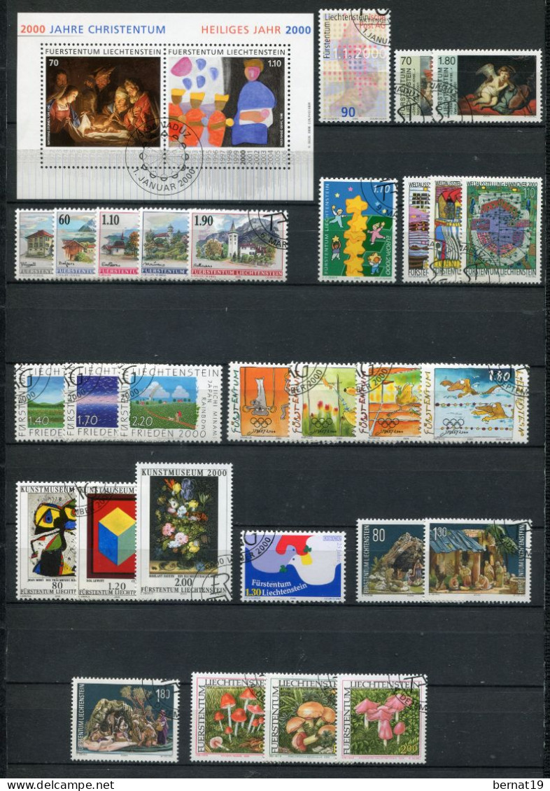 Liechtenstein 1989-2009 completo usado (21 años) ** MNH.