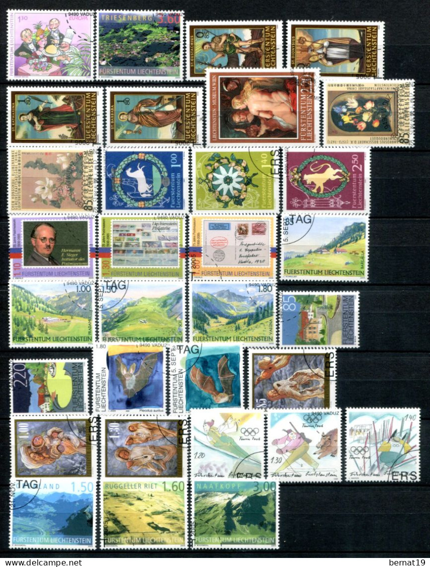 Liechtenstein 1989-2009 completo usado (21 años) ** MNH.