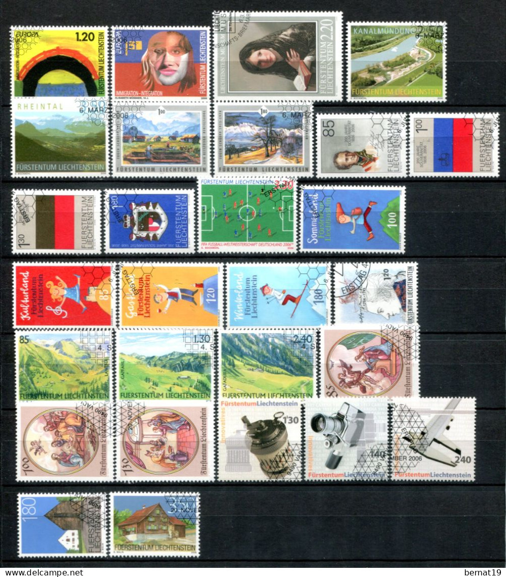 Liechtenstein 1989-2009 completo usado (21 años) ** MNH.