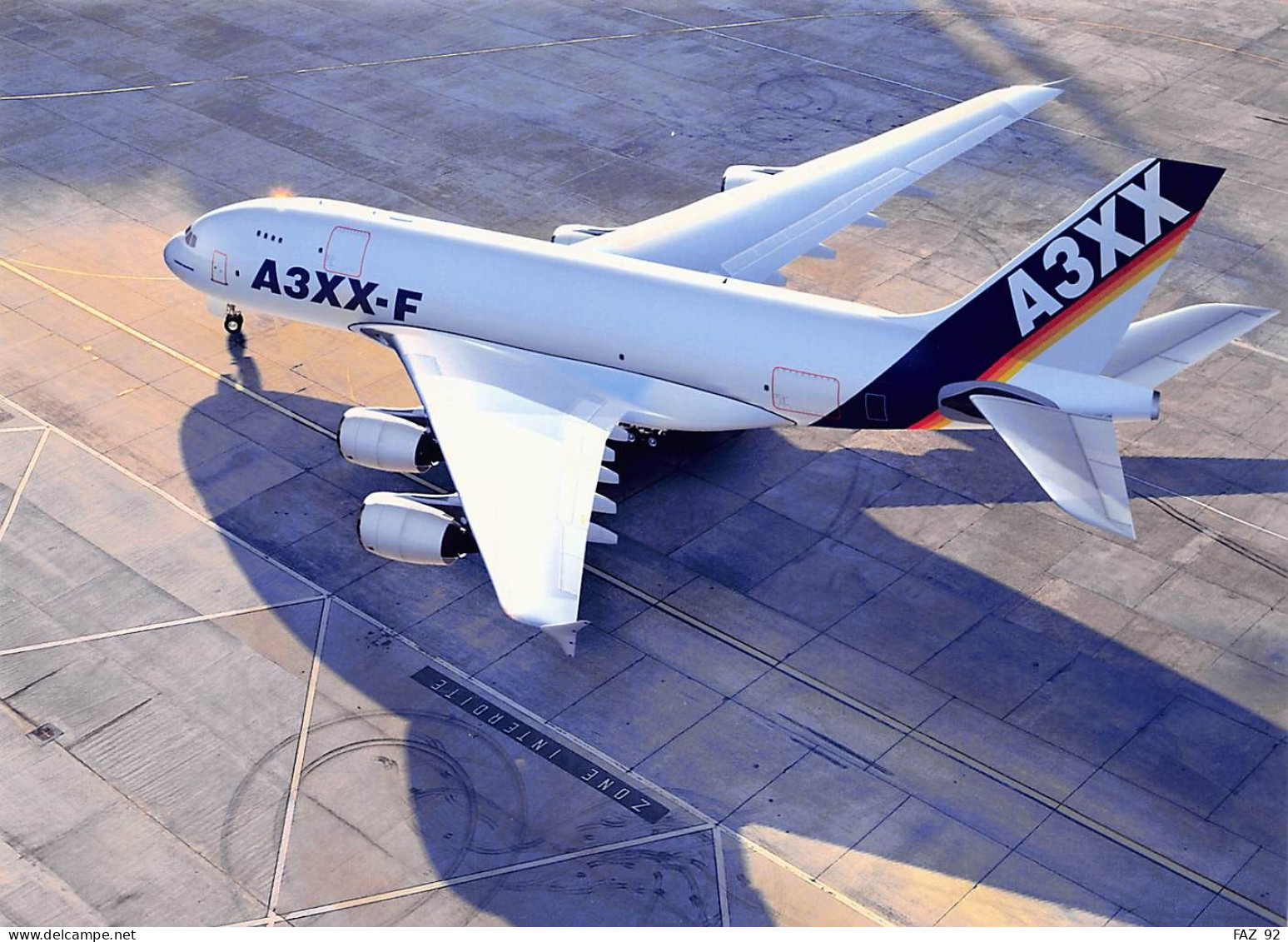 Airbus A3XX-F -  +/- 180 X 130 Mm. - Photo Presse Originale - Aviation