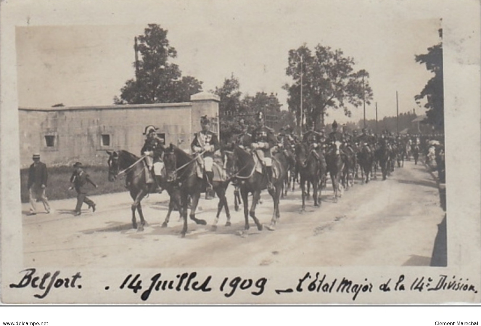 BELFORT : Carte Photo Du 14 Juillet 1909 - Très Bon état - Sonstige & Ohne Zuordnung