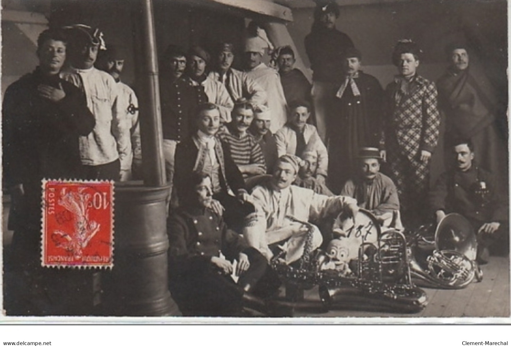 LAVAL : Carte Photo - Souvenir Du Mardi Gras En 1909 - Très Bon état - Autres & Non Classés