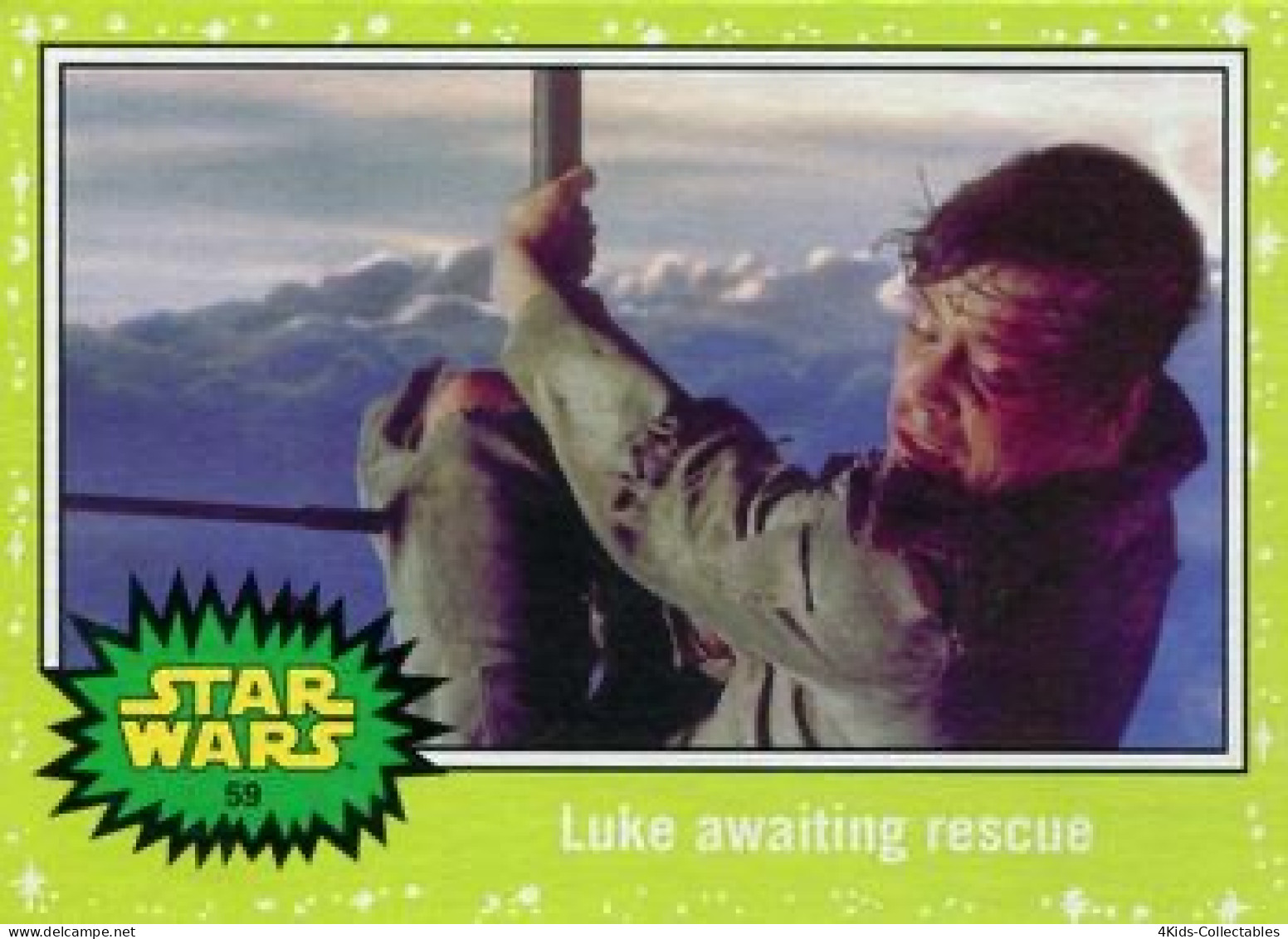 2015 Topps STAR WARS Journey To The Force Awakens "Jabba SLIME GREEN Starfield" Parallel #59 - Star Wars