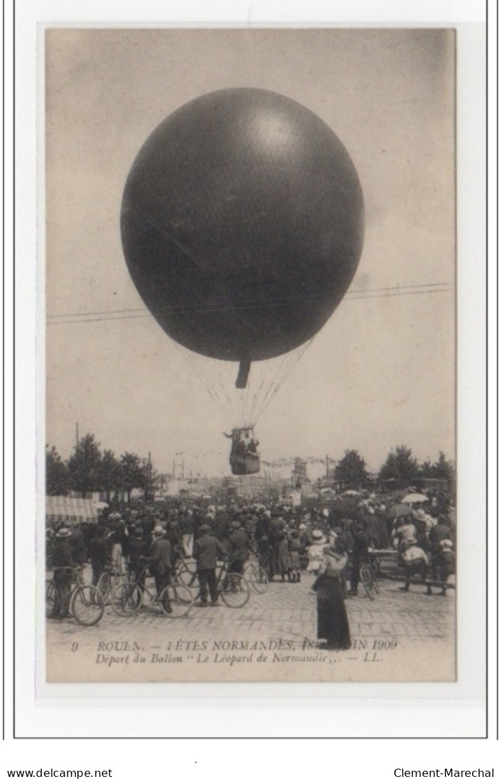 ROUEN : Le Ballon Rond (montgolfière) - Très Bon état - Rouen