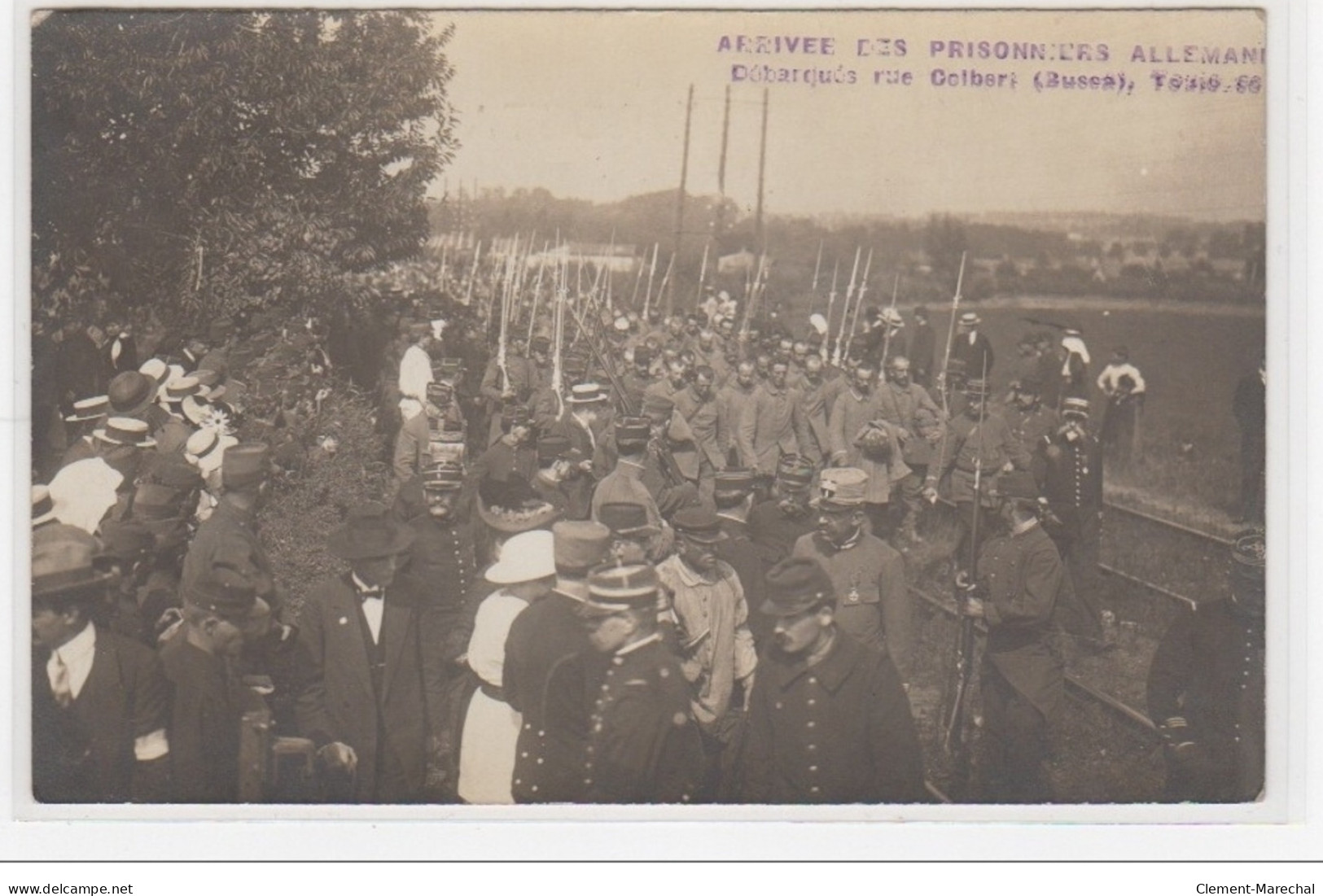 TOULOUSE : Carte Photo De L'arrivée Des Prisonniers Allemands - Très Bon état - Toulouse