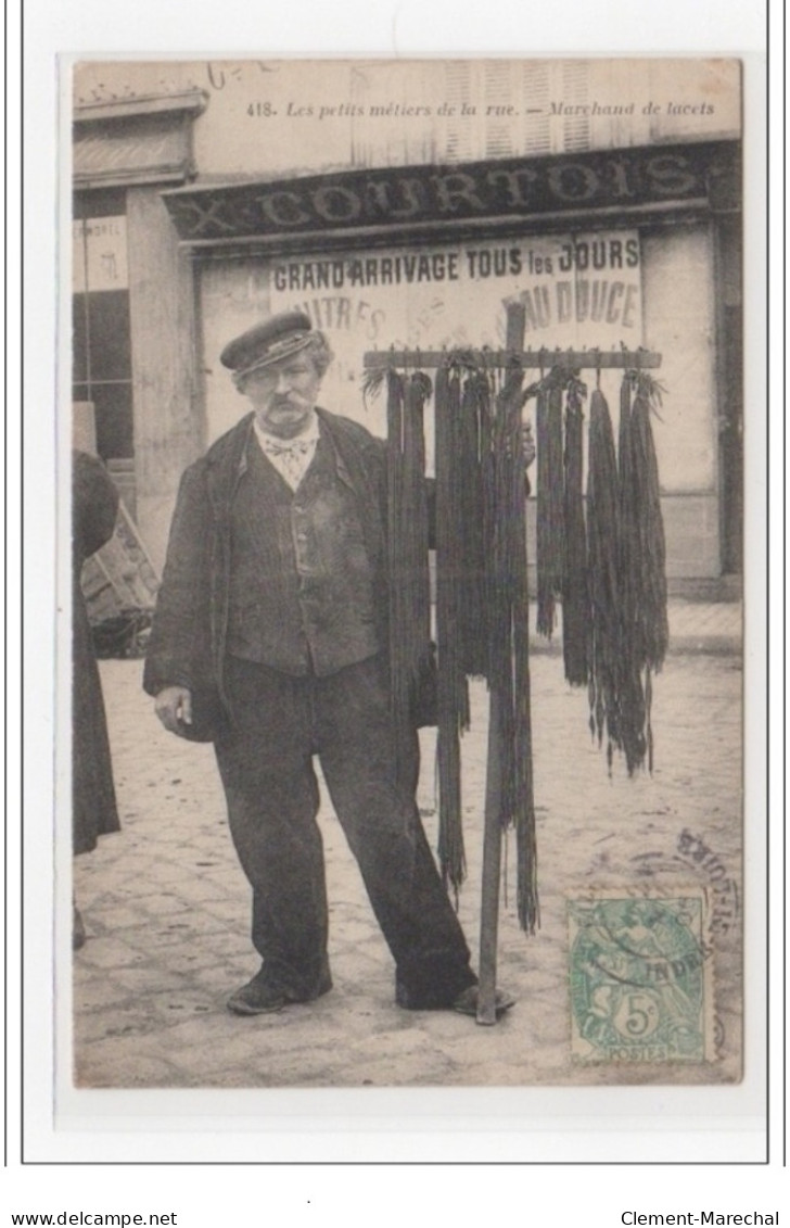 TOURS - Les Petits Métiers De La Rue - Le Marchand De Lacets - Très Bon état - Tours