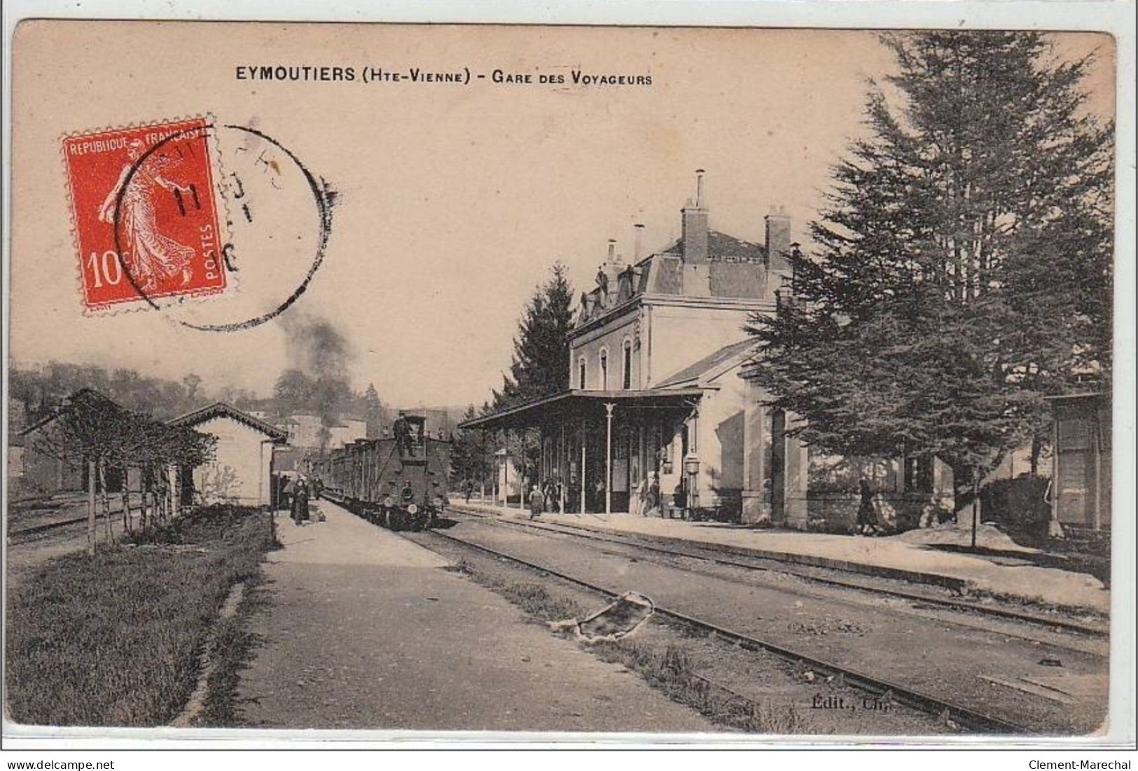 EYMOUTIERS : Gare Des Voyageurs - Très Bon état - Eymoutiers