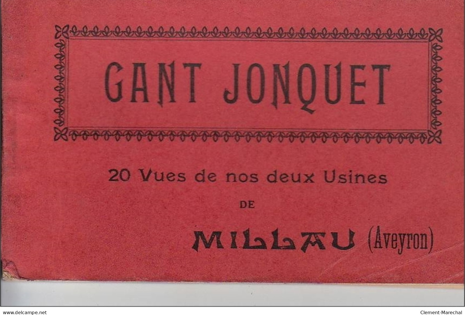 MILLAU : Gant Jonquet - Carnet De C.P.A. - Très Bon état - Millau