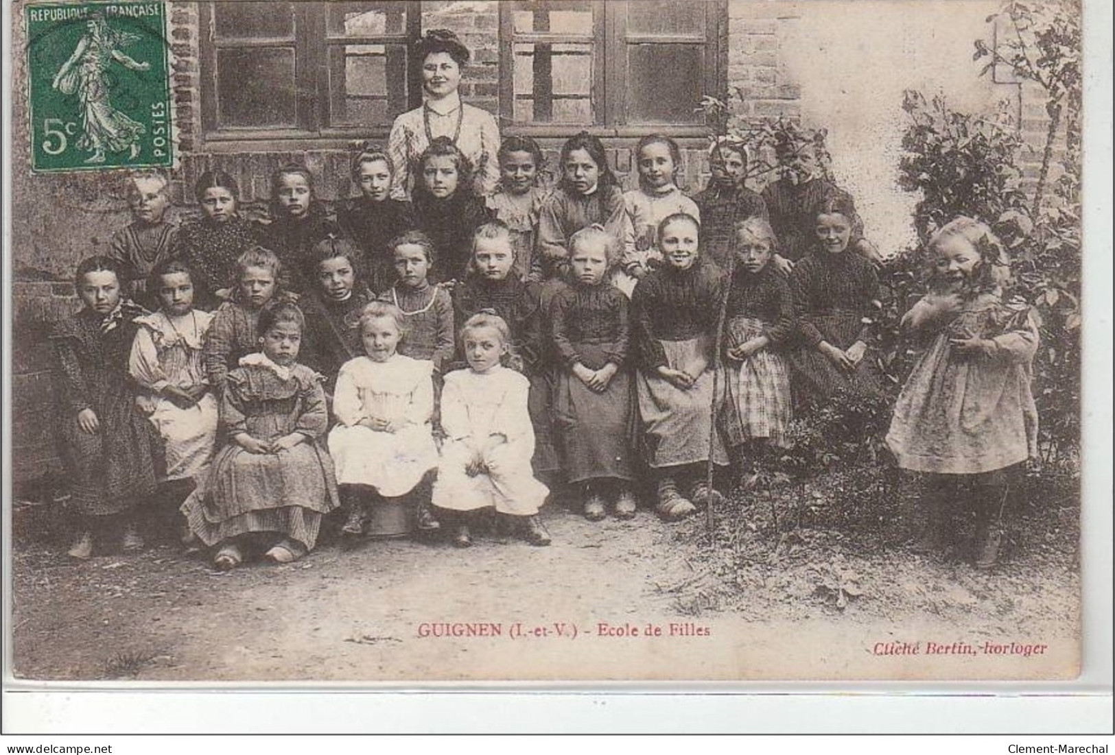 GUIGNEN : école De Filles - état - Fougeres