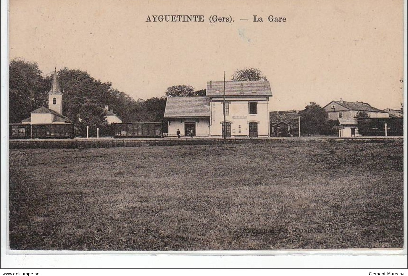 AYGUETINTE : La Gare - Très Bon état - Andere & Zonder Classificatie