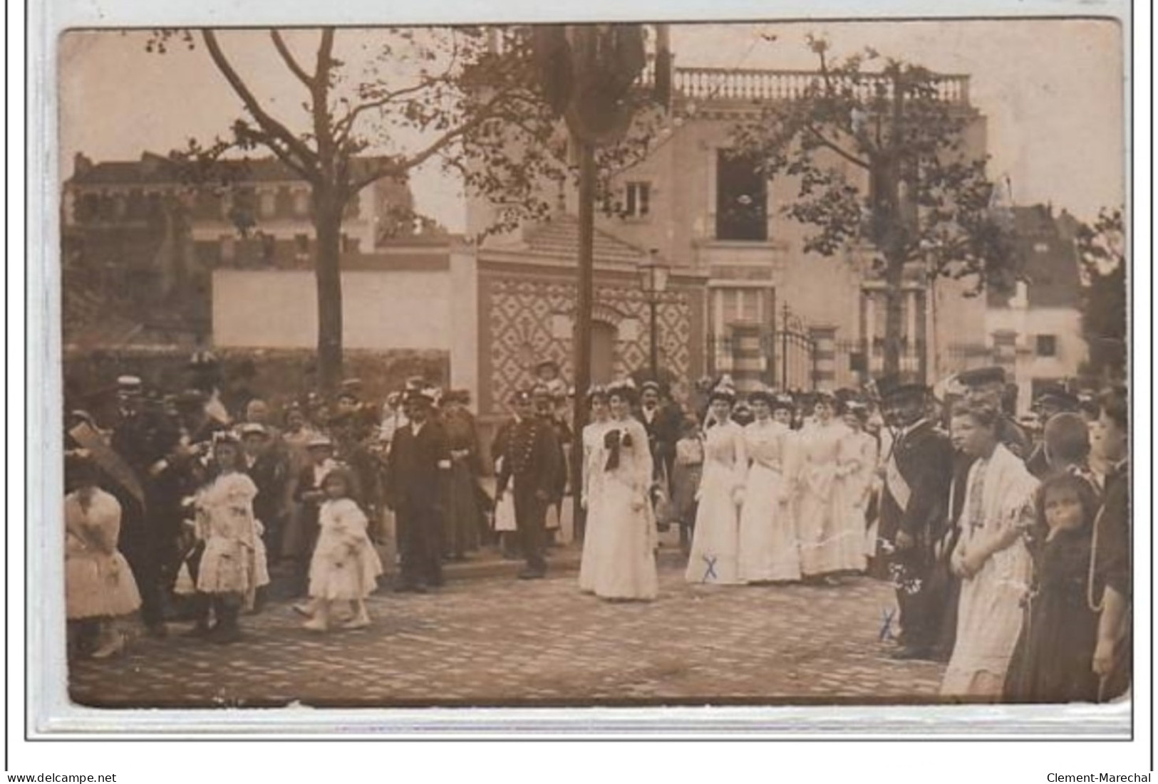 AUBERVILLIERS : Carte Photo De La Fête Du Tir En 1910 - Très Bon état - Aubervilliers