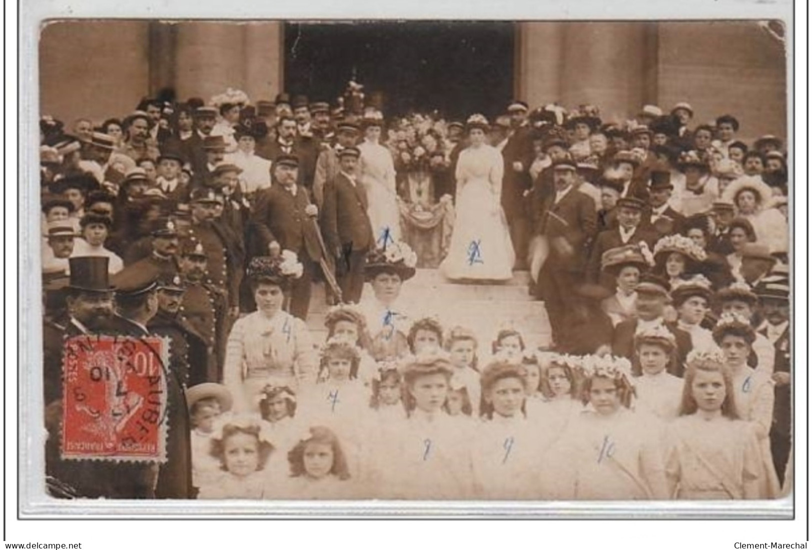 AUBERVILLIERS : Carte Photo De La Fête Du Tir En 1910 - Très Bon état  (légères Taches Au Dos) - Aubervilliers