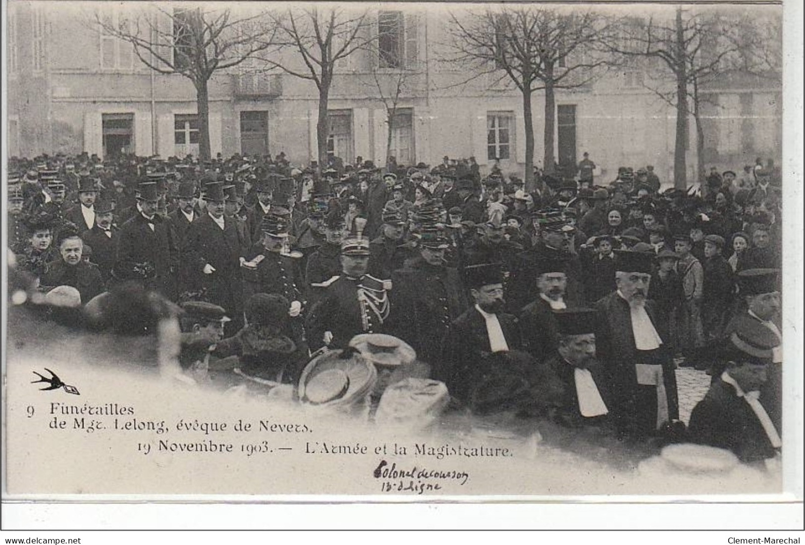 NEVERS : LOT DE 10 CPA - Funérailles De Mgr. Lelong, évêque De Nevers - 19 Novembre 1903 - Très Bon état - La Machine