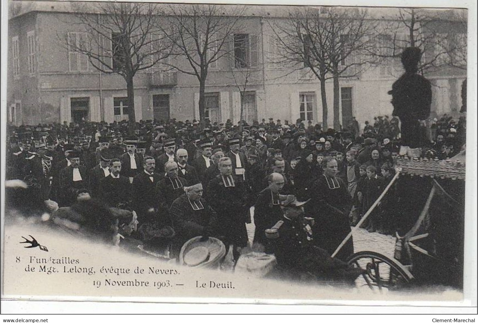 NEVERS : LOT DE 10 CPA - Funérailles De Mgr. Lelong, évêque De Nevers - 19 Novembre 1903 - Très Bon état - La Machine