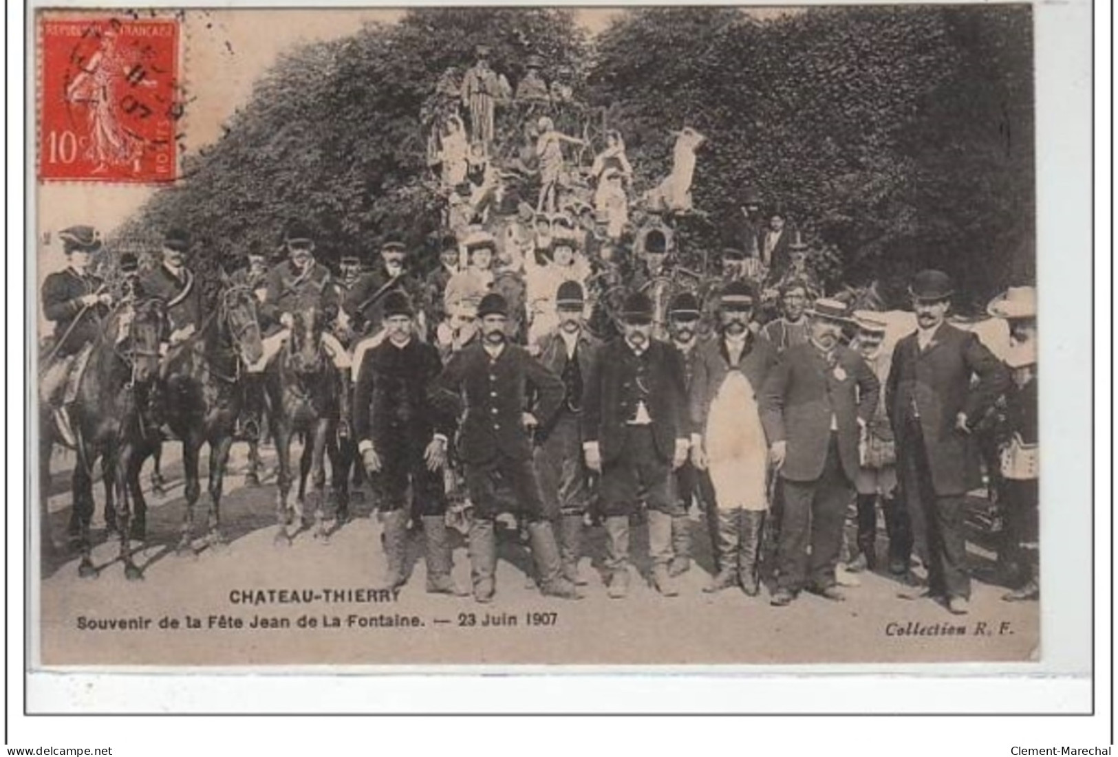 CHATEAU THIERRY : Souvenir De La Fête Jean De La Fontaine En 1907 - Très Bon état - Chateau Thierry