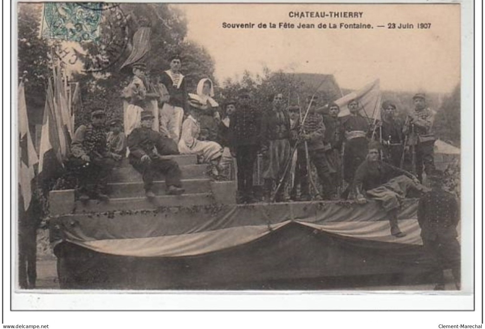 CHATEAU THIERRY : Souvenir De La Fête Jean De La Fontaine En 1907 - Très Bon état - Chateau Thierry