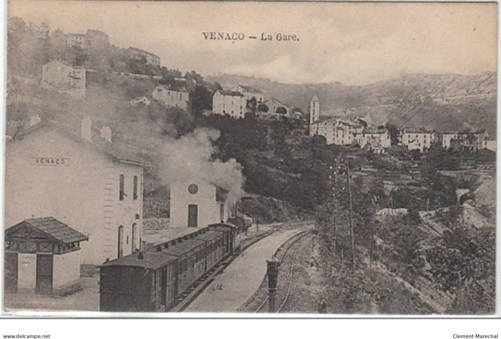 CORSE : VENACO : La Gare - Très Bon état - Otros & Sin Clasificación