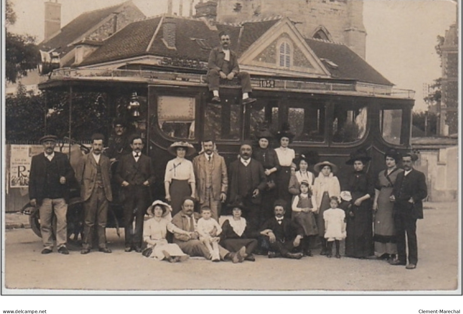 PARIS : Carte Photo De L'autobus En 1913 - Très Bon état - District 13