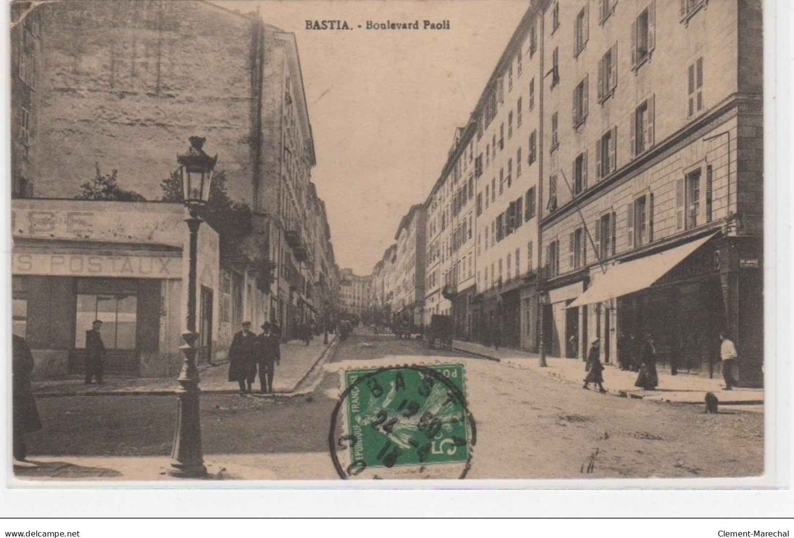 CORSE / BASTIA : Boulevard Paoli - Bon état (un Petit Pli D'angle) - Bastia