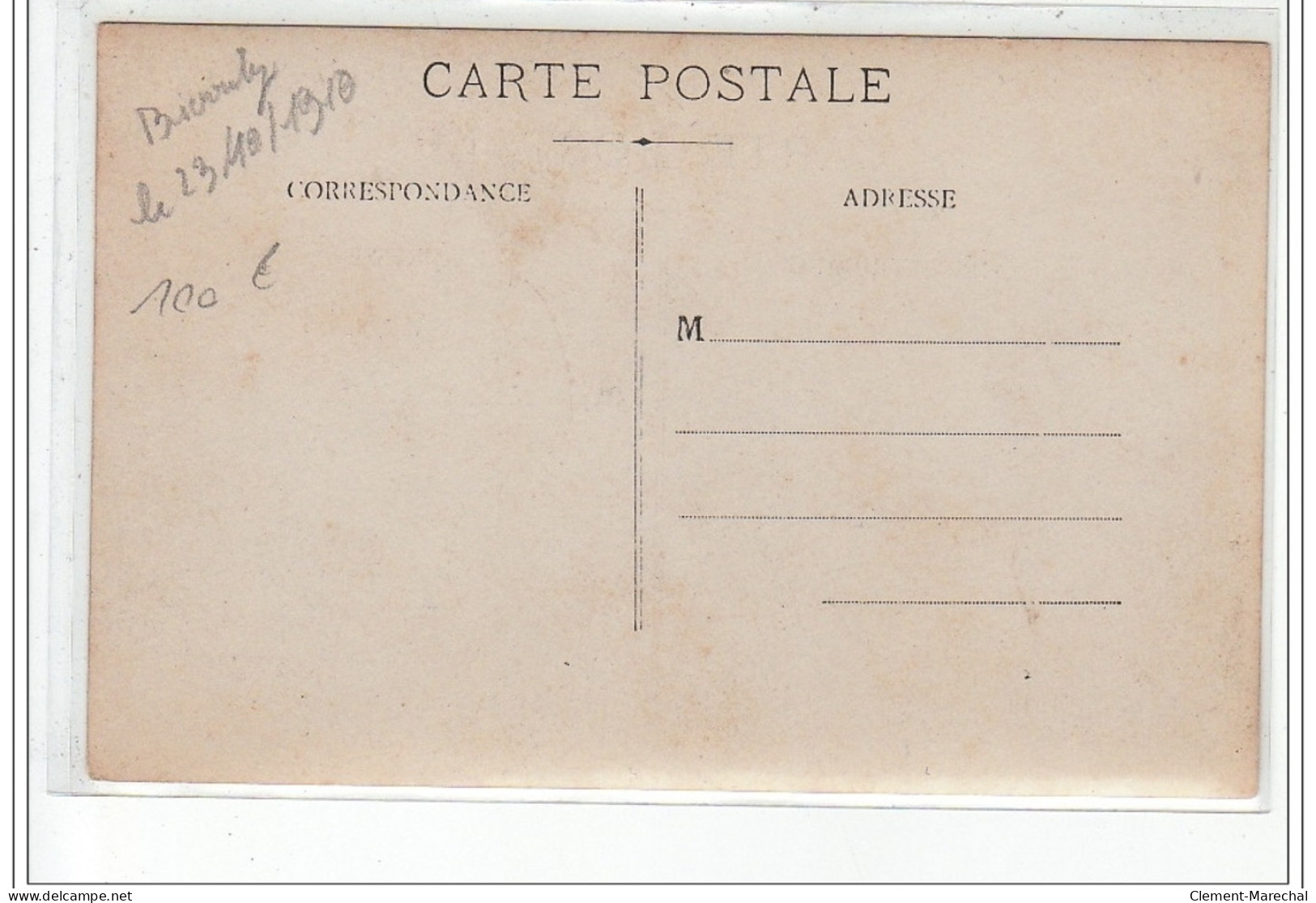 BIARRITZ - AVIATION - CARTE PHOTO - 23 Octobre 1910  - Très Bon état - Biarritz