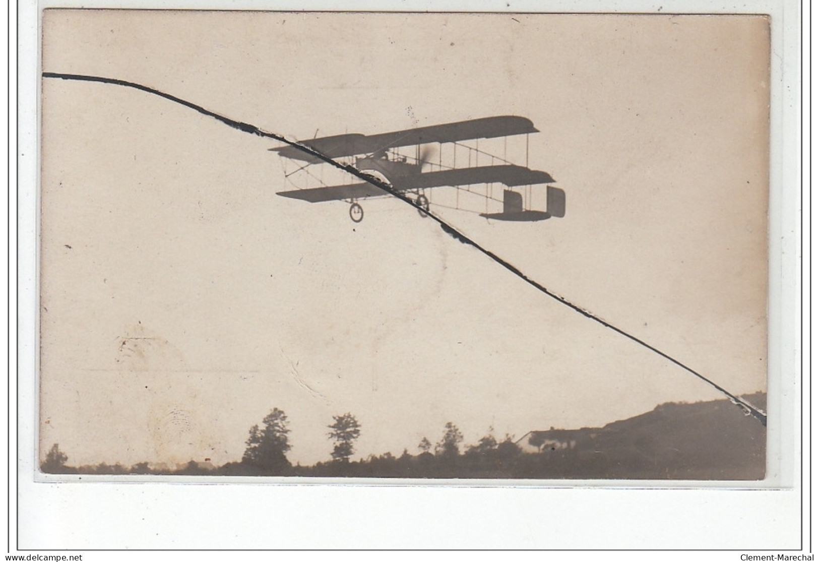 BIARRITZ - AVIATION - CARTE PHOTO - 23 Octobre 1910  - Très Bon état - Biarritz