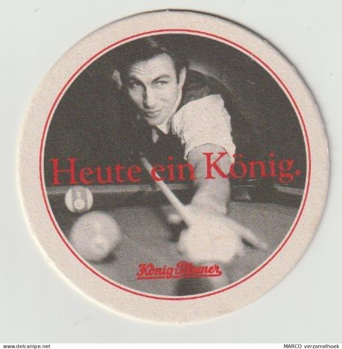 Bierviltje-bierdeckel-beermat Brauerei König Pilsener Duisburg-beeck (D) - Bierviltjes