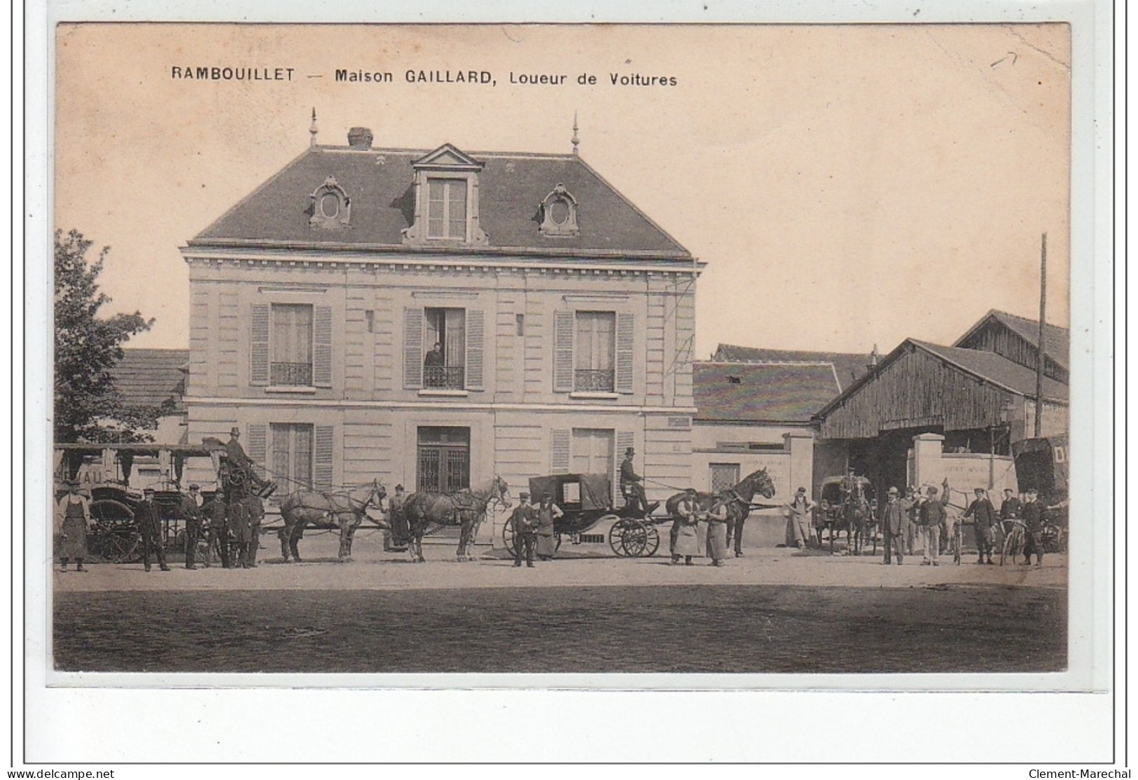 RAMBOUILLET : Le Loueur De Voitures GAILLARD - Bon état (un Coin Plié) - Rambouillet