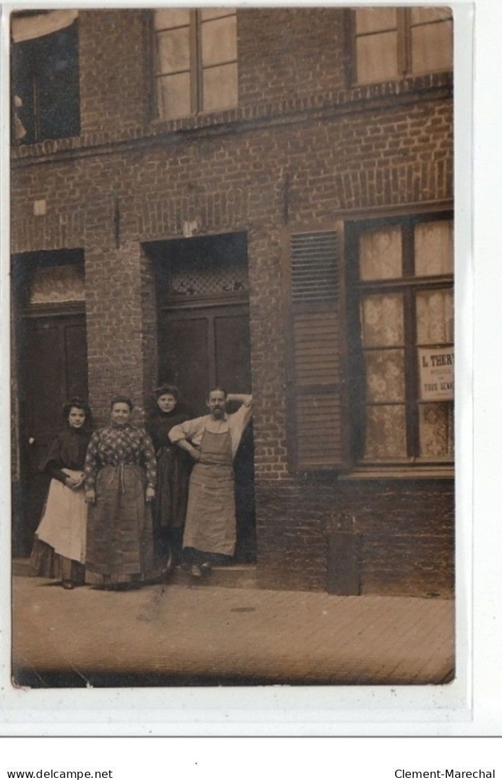 VIEUX CONDE : Carte Photo D'un Magasin Vers 1910 - Très Bon état - Vieux Conde