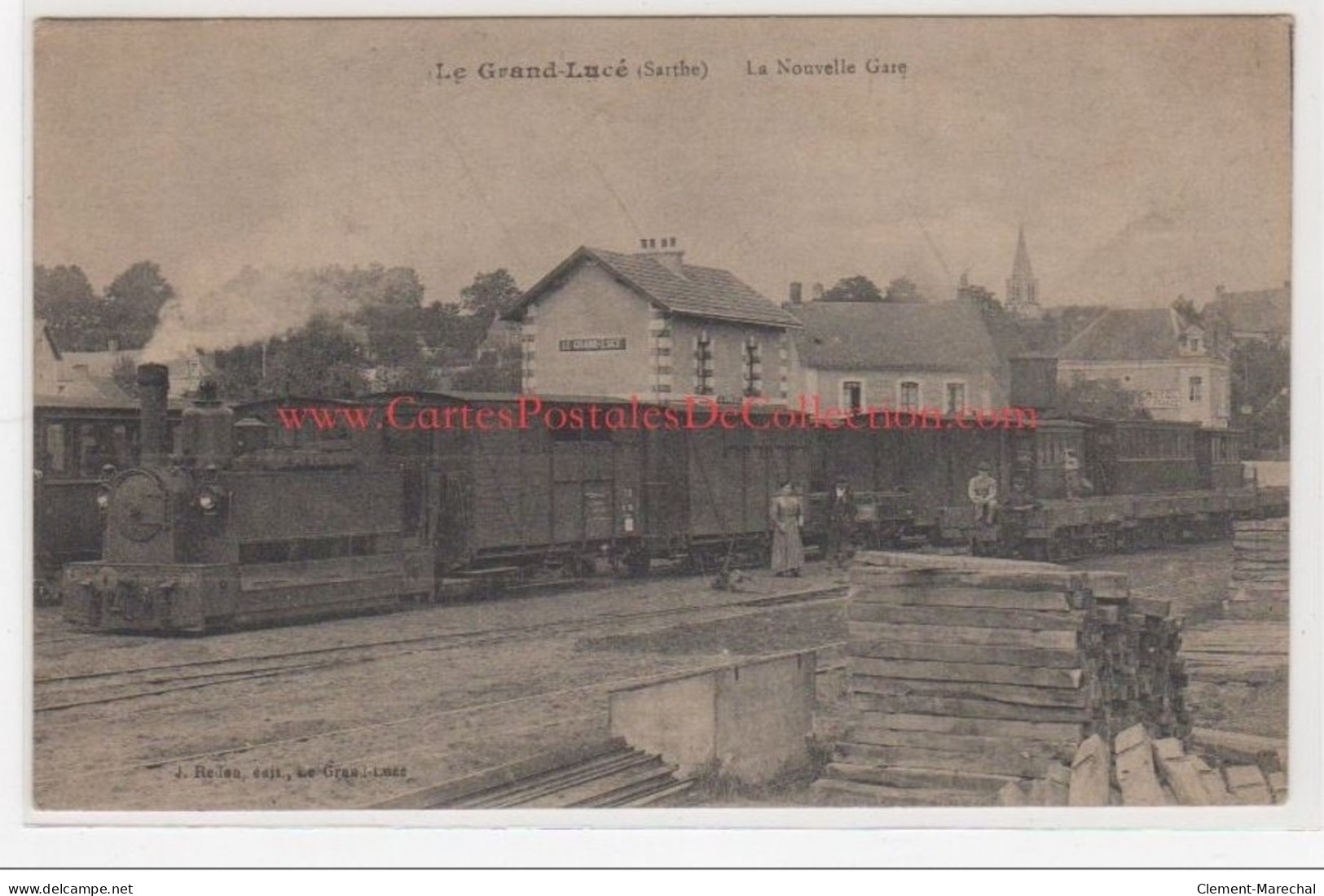 LE GRAND LUCE : La Nouvelle Gare - Très Bon état - Le Grand Luce