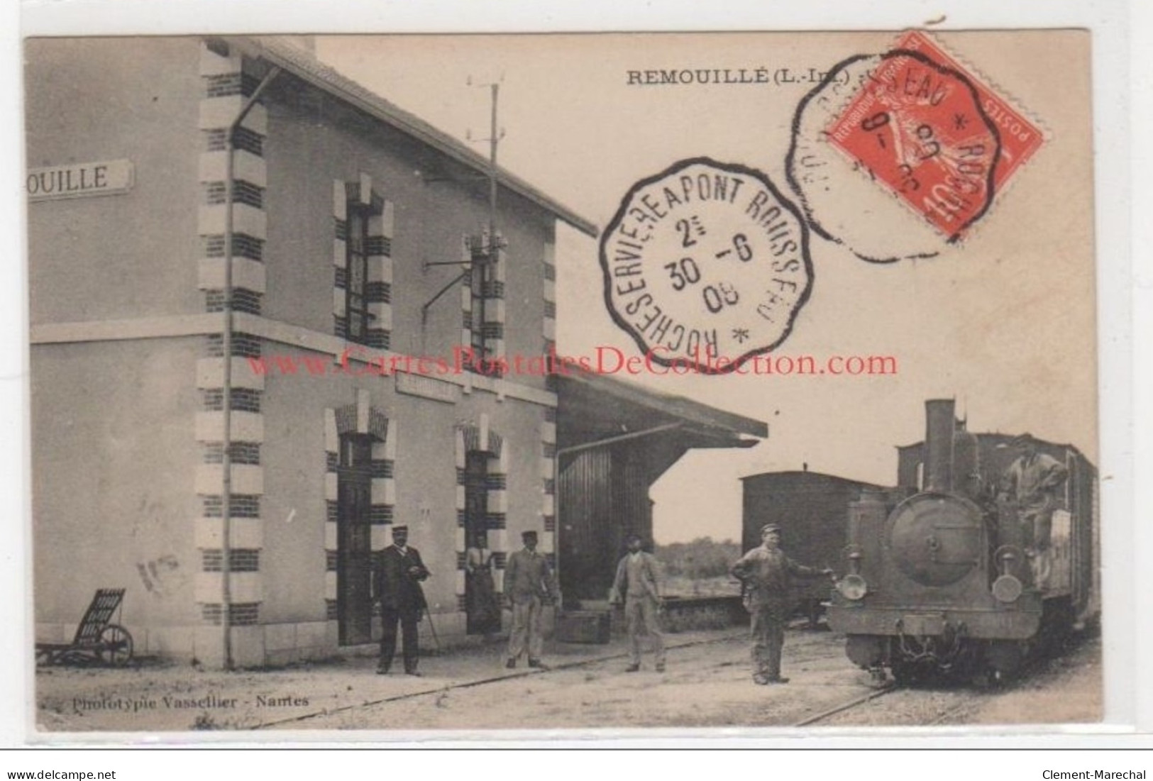 REMOUILLE : La Gare - Très Bon état - Sonstige & Ohne Zuordnung