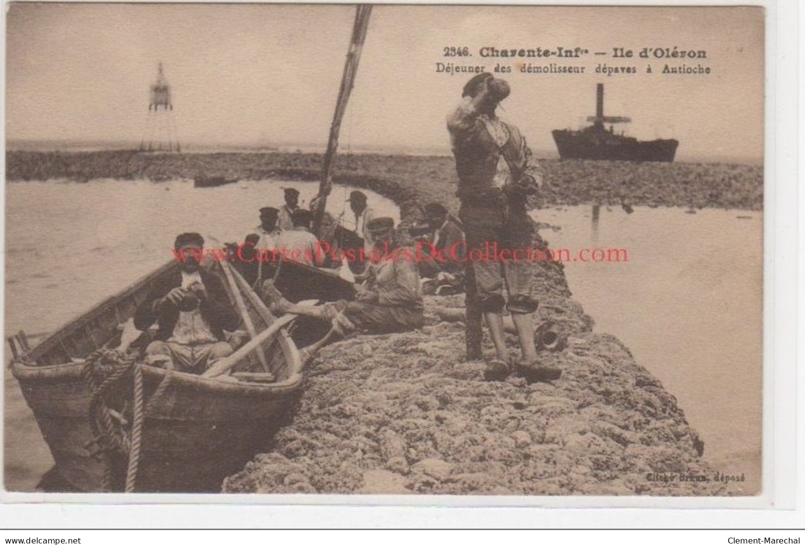 ILE D'OLERON : Le Déjeuner Les Démolisseurs D'épaves à Antioche - Très Bon état - Ile D'Oléron