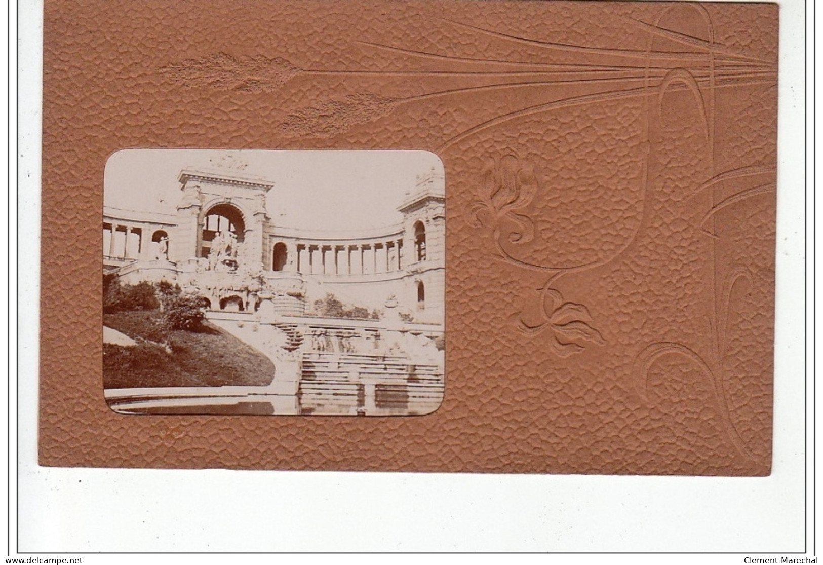 MARSEILLE : série complète de 12 cartes postales photos """"passe partout"""" avec la pochette d'origine - très bon état