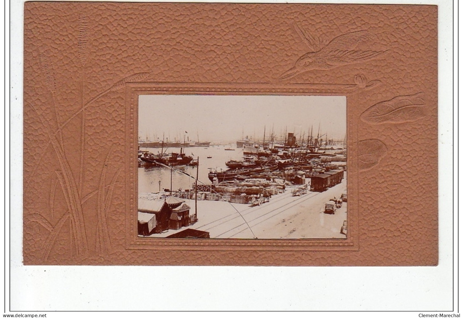 MARSEILLE : série complète de 12 cartes postales photos """"passe partout"""" avec la pochette d'origine - très bon état