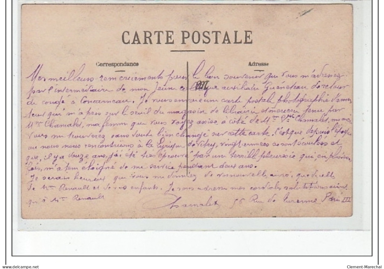 PARIS 4ème : Carte Photo D'un Marchand De Journaux Au 56 Rue De Turenne - Très Bon état - Paris (04)