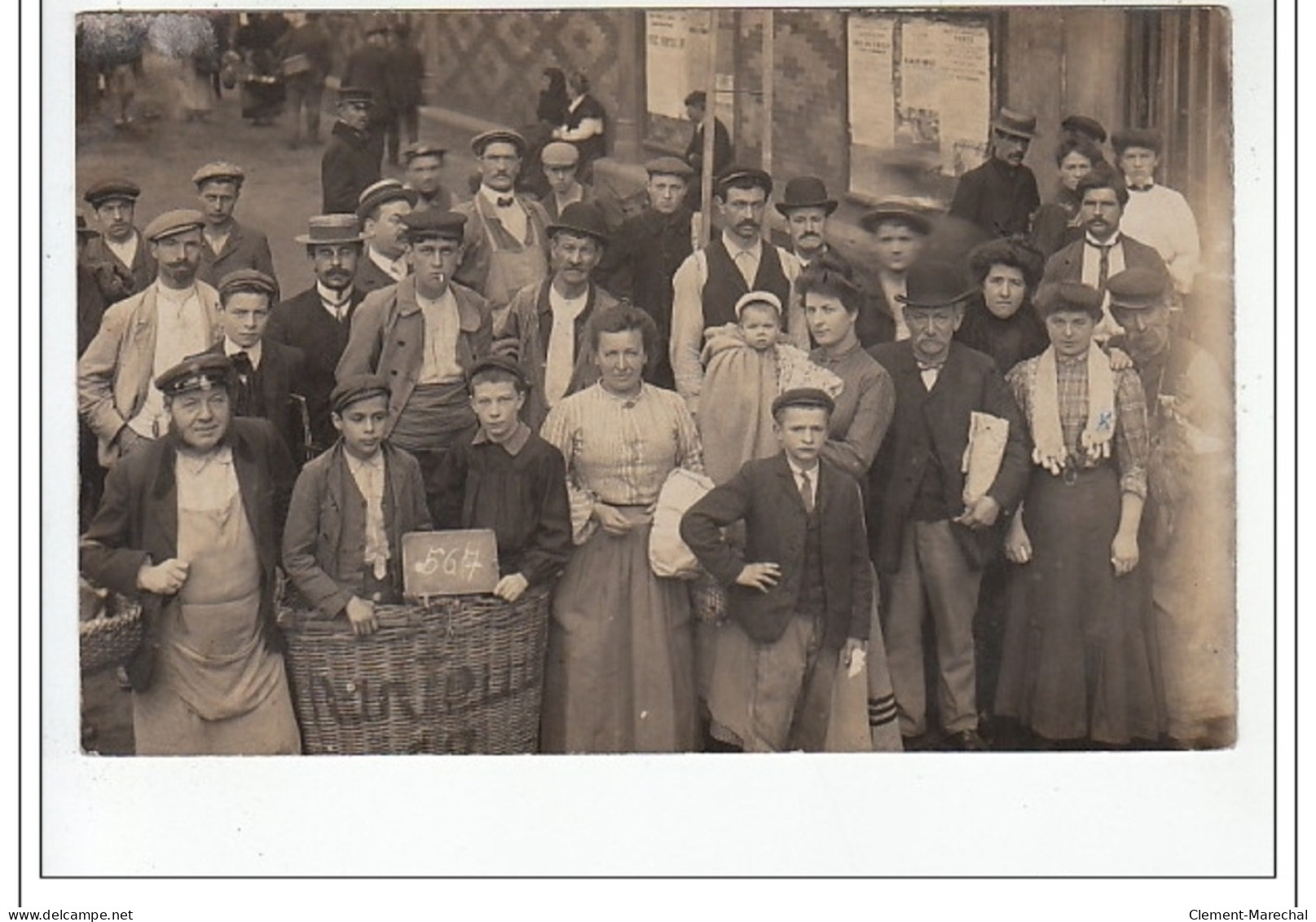 PARIS 1er : Carte Photo """"souvenir Des Halles"""" - - Très Bon état - Distrito: 01