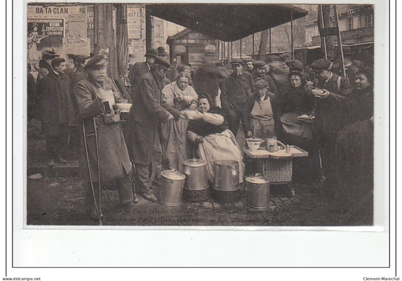 PARIS 1er : Une Marchande De Soupe Aux Halles (ND  N°822 - Légende Imprimée En Double) - Très Bon état - Distretto: 01