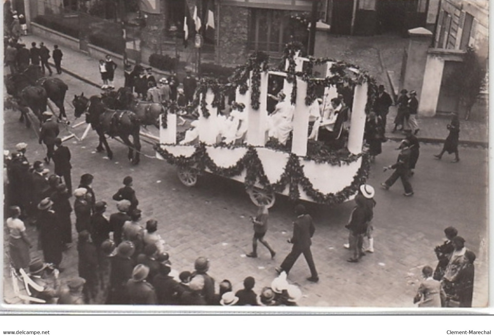 RAMBOUILLET : CARTE PHOTO - Fête Du Muguet 1936 (PhotoModerne) - Très Bon état - Rambouillet