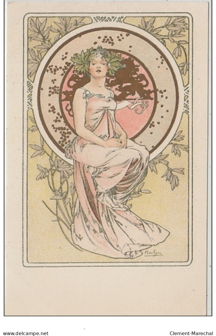 MUCHA Alphonse : "une Femme Hautaine" Vers 1900 - Très Bon état - Mucha, Alphonse